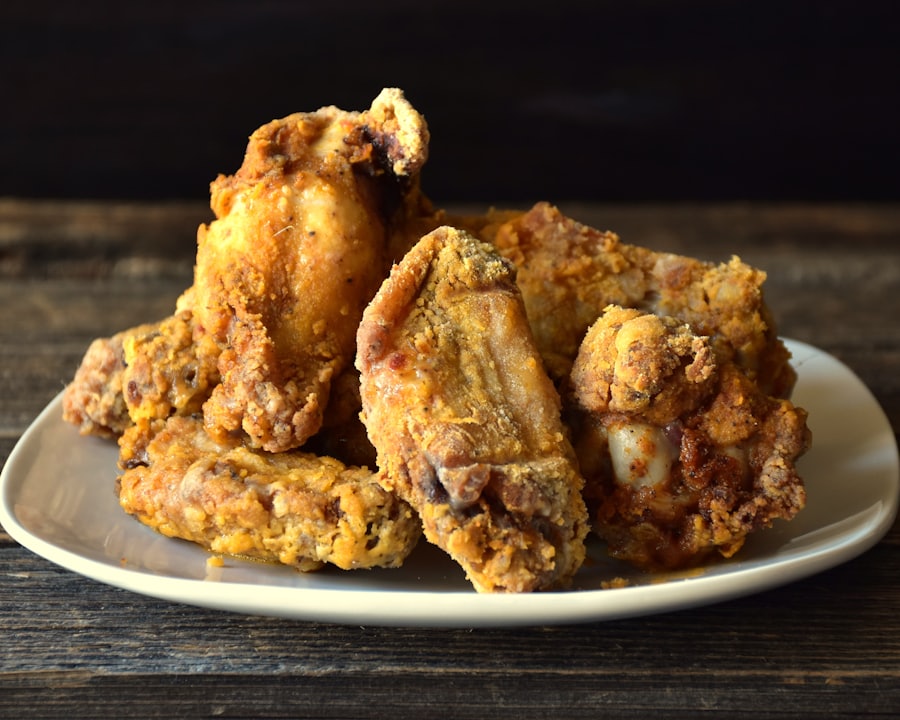 Fried chicken and chargrilled oysters
